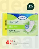 DISCREET mini incontinence pads 24 units